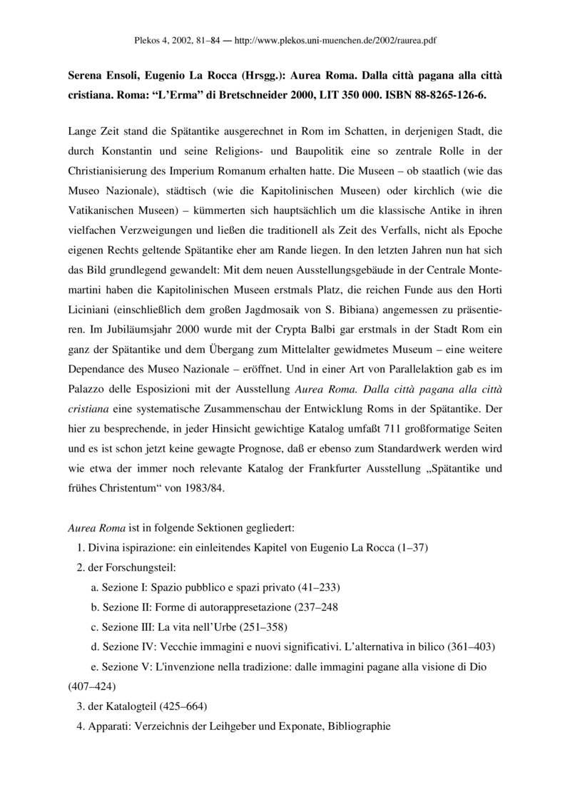 Open gallery for Aurea Roma