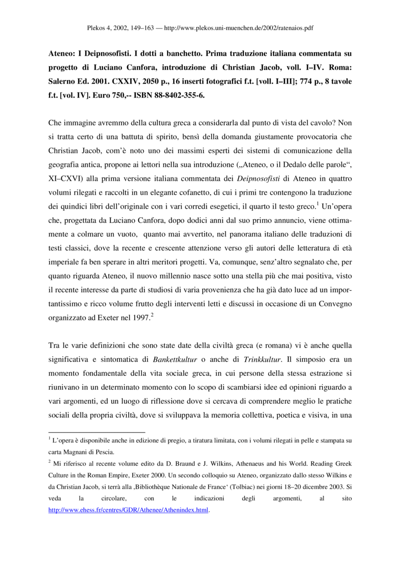 Open gallery for Ateneo, I deipnosofisti