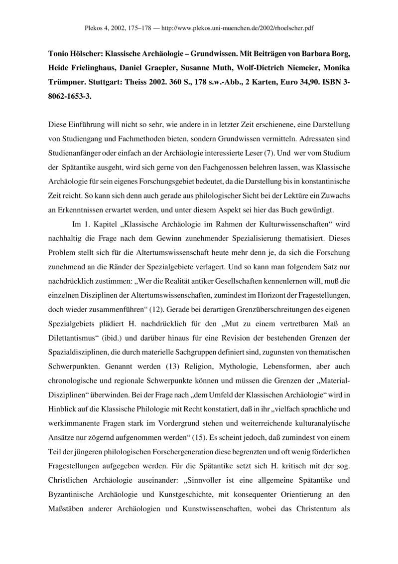 Open gallery for Klassische Archäologie