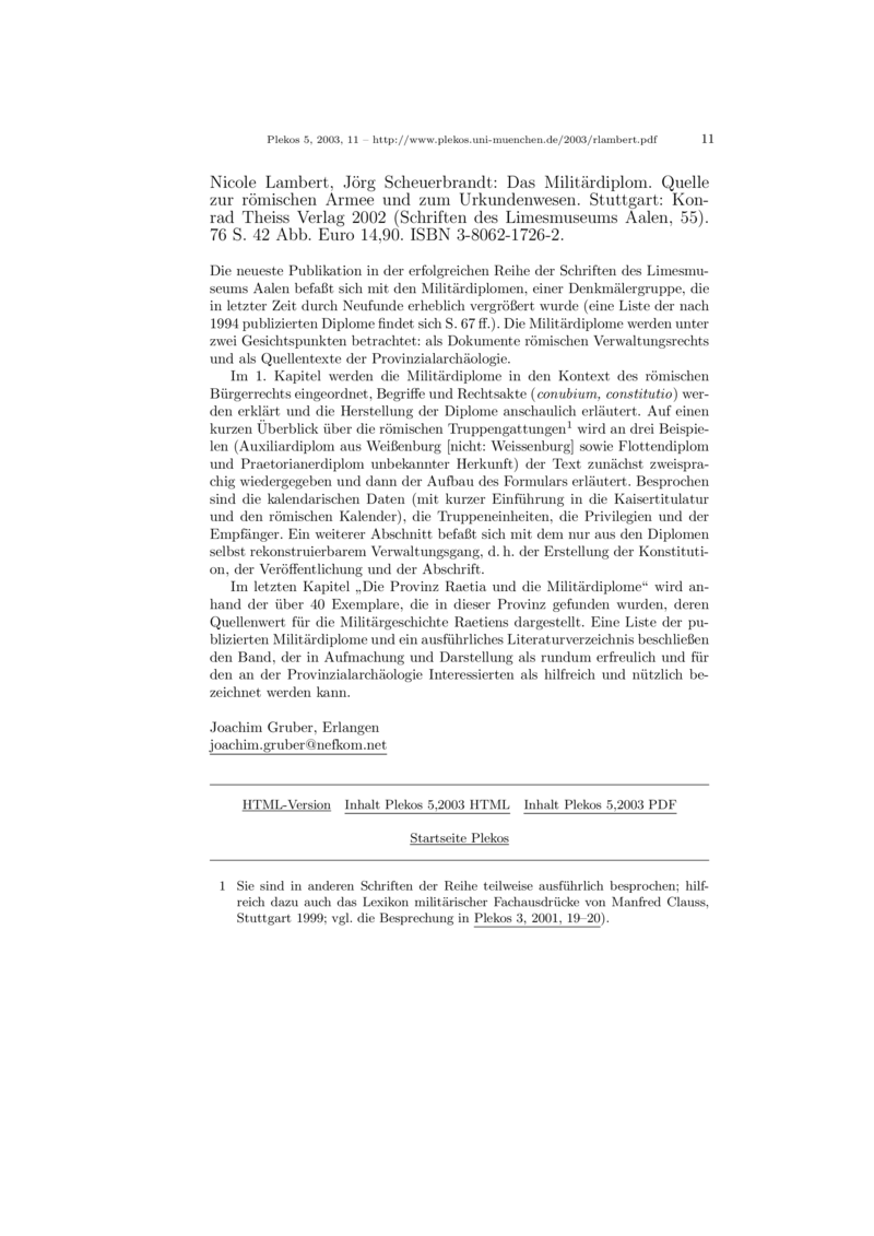 Open gallery for Das Militärdiplom