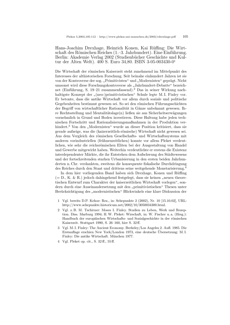 Open gallery for Die Wirtschaft des Römischen Reiches (1. - 3. Jahrhundert)