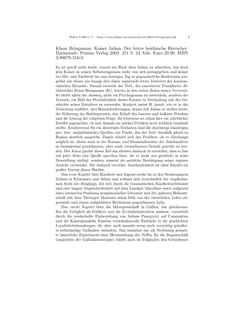 Open gallery for Kaiser Julian