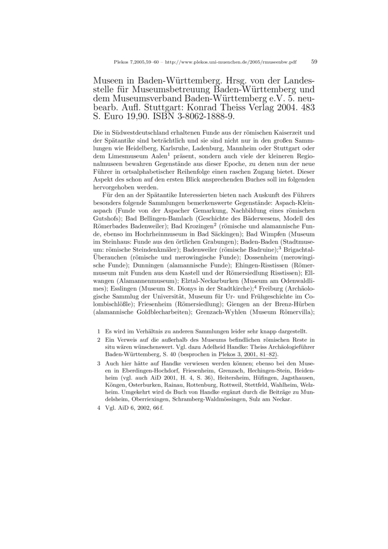 Open gallery for Museen in Baden-Württemberg