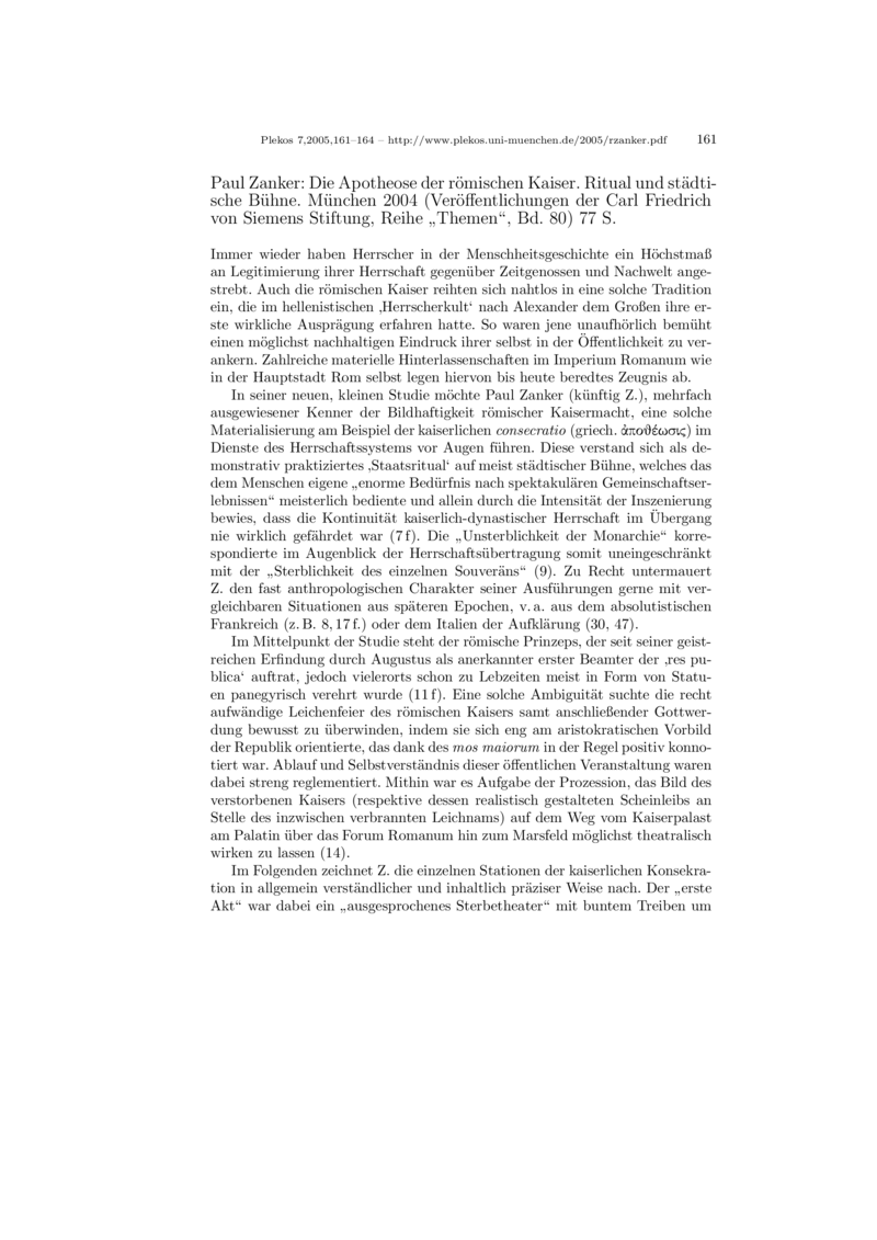 Open gallery for Die Apotheose der römischen Kaiser