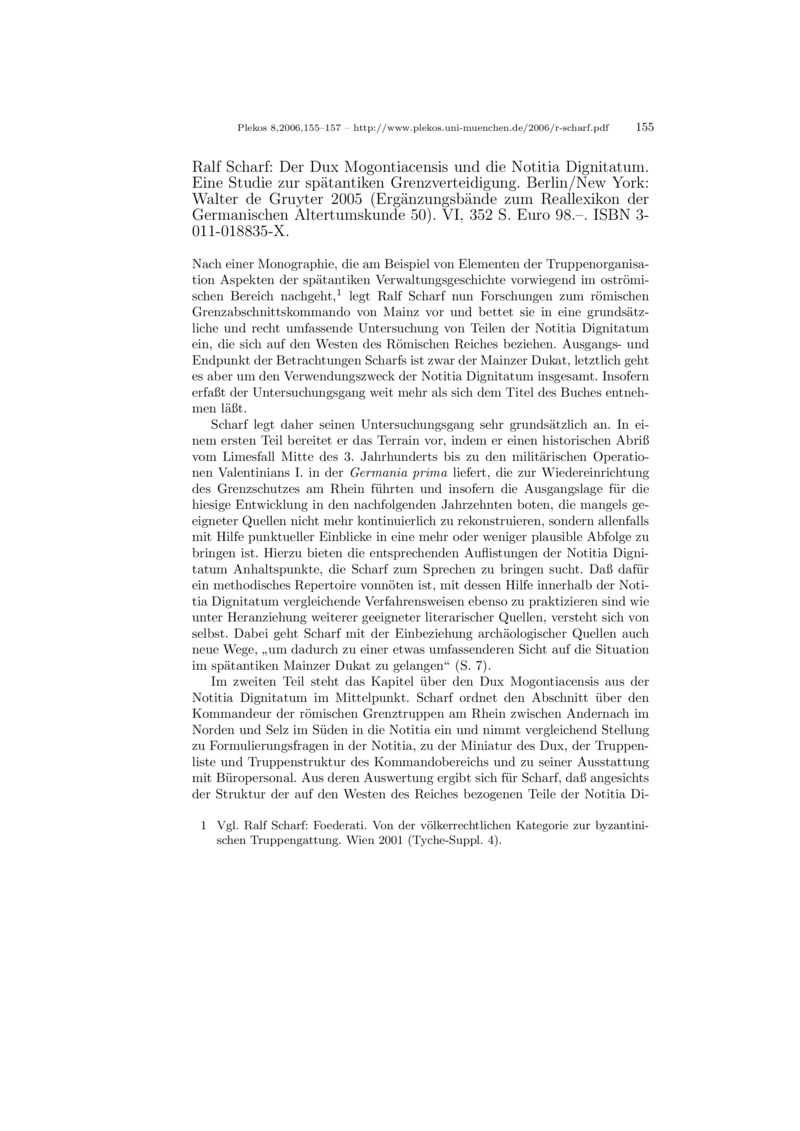 Open gallery for Der Dux Mogontiacensis und die Notitia Dignitatum