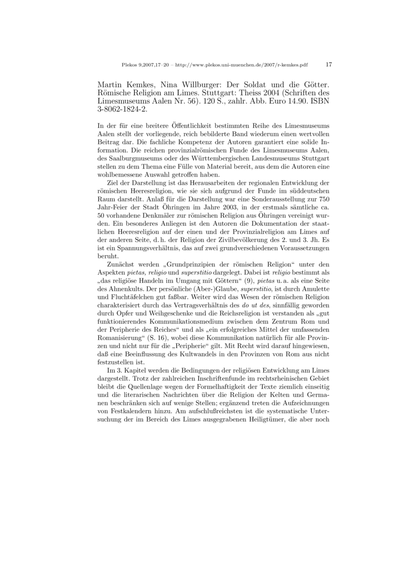 Open gallery for Der Soldat und die Götter